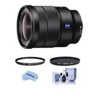 Adorama Sony Vario-Tessar T* FE 16-35mm F4 ZA OSS E-Mount Lens - With Hoya Filter Kit SEL1635Z F