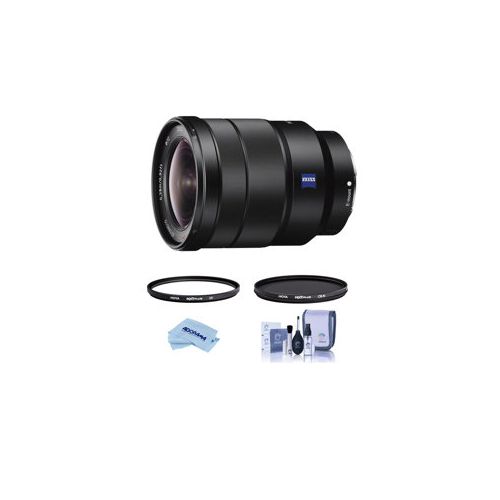  Adorama Sony Vario-Tessar T* FE 16-35mm F4 ZA OSS E-Mount Lens - With Hoya Filter Kit SEL1635Z F