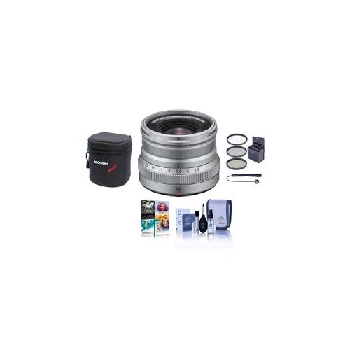  Adorama Fujifilm XF 16mm f/2.8 R WR X Mount Lens Silver With Free PC Accessory Bundle 16611681 A