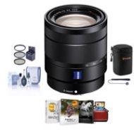 Adorama Sony Vario-Tessar T* E 16-70mm F4 ZA OSS E-Mount Lens With Mac Accessory Bundle SEL1670Z AM