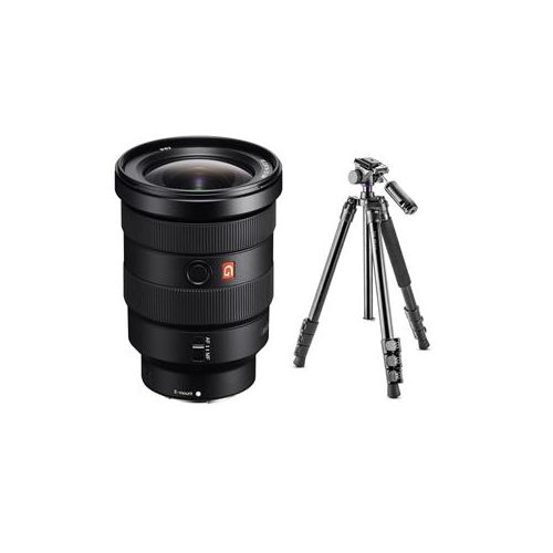  Adorama Sony FE 16-35mm f/2.8 GM GM E-Mount Lens W/Vanguard 264AB-100 Tripod SEL1635GM T