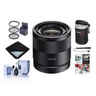 Adorama Sony Sonnar T* E 24mm F/1.8 E-Mount Camera Lens with Free Mac Accessory Bundle SEL24F18Z AM