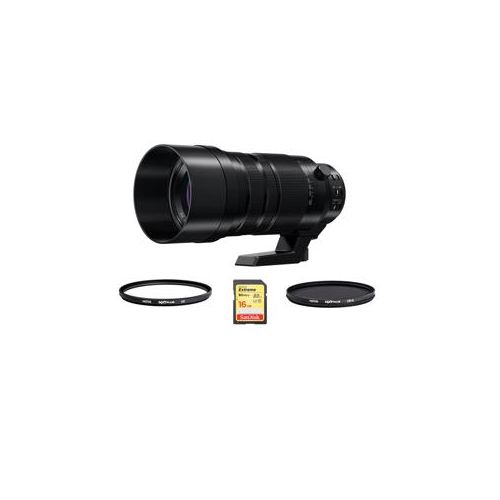  Adorama Panasonic Lumix G Leica DG Elmar 100-400mm F/4-6.3 Power OIS Lens W/Filter Kit H-RS100400 F