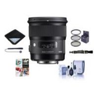 Adorama Sigma 24mm f/1.4 DG HSM ART Lens for Sony E-mount Camera Black W/Free Acc Bundle 401965 A