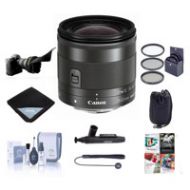 Adorama Canon EF-M 11-22mm f/4-5.6 IS STM Lens with Premium Accessory Bundle 7568B002 B