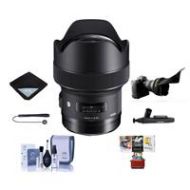 Adorama Sigma 14mm f/1.8 DG HSM ART Lens for Sony E Mount W/Free Accessory Bundle 450965 M