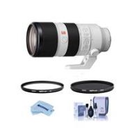 Adorama Sony FE 70-200mm f/2.8 GM (G Master) OSS E-Mount Lens - With Hoya Filter Kit SEL70200GM F