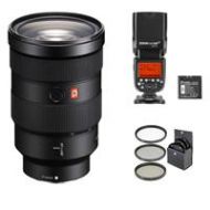 Adorama Sony FE 24-70mm f/2.8 GM (G Master) E-Mount Lens With Zoom Li-on X R2 TTL Flash SEL2470GM FS