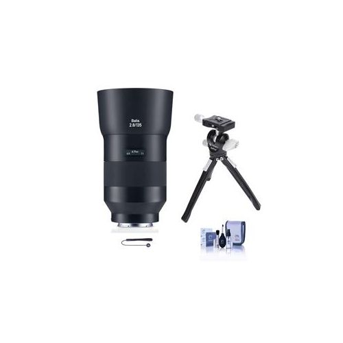  Adorama Zeiss 135mm f/2.8 Batis Series Lens for Sony E, Bundle with Mini Tripod 2136-695 T