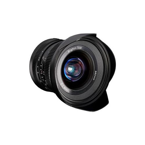  Adorama Brightin Star 12mm F2.0 APS-C Large Aperture Focus Lens for M4/3 Cameras, Black BS1220M4/3BLK