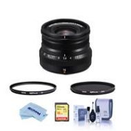 Adorama Fujifilm XF 16mm f/2.8 R WR X Mount Lens, Black W/Hoya 49mm HMC UV / CPL Filter 16611655 F