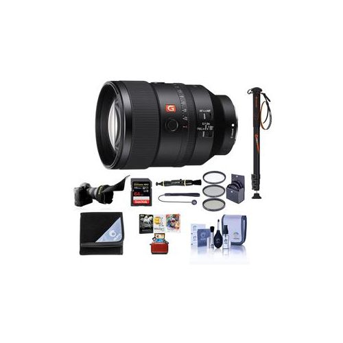  Adorama Sony FE 135mm F1.8 GM(G Master) Full Frame E-Mount Lens W/Free Mac Accessory Kit SEL135F18GM AM