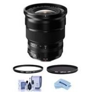 Adorama Fujifilm XF 10-24mm (15-36mm)F4.0 OIS Lens, Black With Hoya 72 UV/CPL Filter Kit 16412188 F