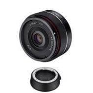 Adorama Rokinon 35mm f/2.8 AF Ultra Compact Lens for Sony E Mount W/Rokinon Lens station IO35AF-E L