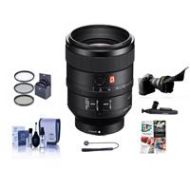 Adorama Sony FE 100mm F2.8 STF GM OSS E-Mount Lens With Free Accessory Bundle SEL100F28GM AM