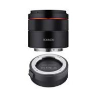 Adorama Rokinon 45mm f/1.8 AF Ultra Compact Lens for Sony E Mount W/Rokinon Lens station IO45AF-E LS