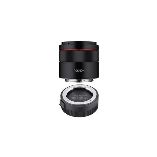  Adorama Rokinon 45mm f/1.8 AF Ultra Compact Lens for Sony E Mount W/Rokinon Lens station IO45AF-E LS