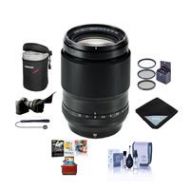 Adorama Fujifilm XF 90mm (137mm) F/2 R LM WR Lens with Free Mac Accessory Bundle 16463668 AM