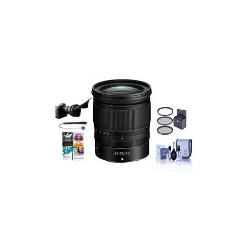  Adorama Nikon NIKKOR Z 24-70mm f/4 S Lens for Z Series Mirrorless Cameras W/Free Acc Kit 20072 A