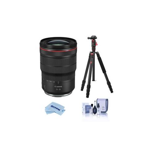  Adorama Canon RF 15-35mm f/2.8 L IS USM Lens with Tripod Bundle 3682C002 T