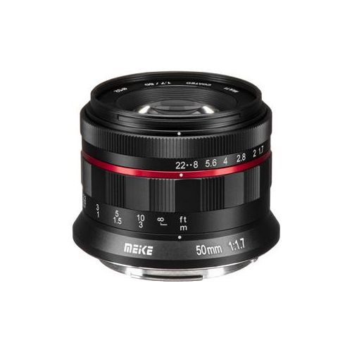  Meike 50mm f/1.7 Lens for Fujifilm X, Black 20780002 - Adorama