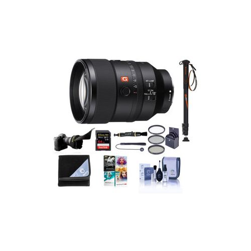  Adorama Sony FE 135mm F1.8 GM(G Master) Full Frame E-Mount Lens W/Free Pc Accessory Kit SEL135F18GM A