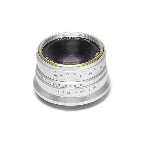  Adorama 7artisans Photoelectric 25mm f/1.8 Lens for Micro Four Thirds Mount - Silver A104S