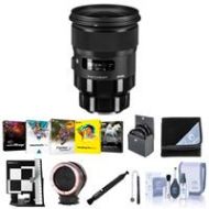 Adorama Sigma 24mm f/1.4 DG HSM ART Lens for Sony E-mount Camera Black W/Free Acc Bundle 401965 B