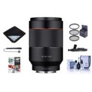 Adorama Rokinon 35mm f/1.4 Auto Focus Lens for Sony E-mount Cameras W/Free Acc Bundle IO3514-E A