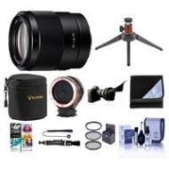 Adorama Sony FE 35mm f/1.8 E-Mount Full Frame Lens - With Premium Accessory Bundle SEL35F18F B