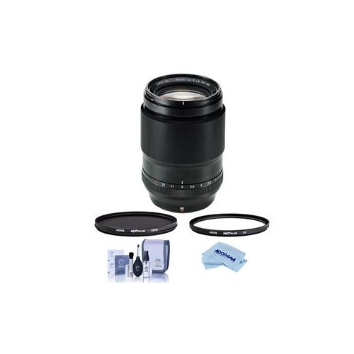  Adorama Fujifilm XF 90mm (137mm) F/2 R LM WR Lens With Hoya Filter Kit 16463668 F