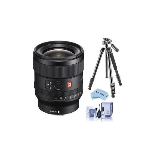  Adorama Sony FE 24mm F/1.4 GM (G Master) E Mount Lens W/Vanguard Alta Pro 264AT Tripod SEL24F14GM T