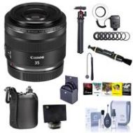 Adorama Canon RF 35mm f/1.8 Macro IS STM Lens with Premium Accessory Bundle 2973C002 B