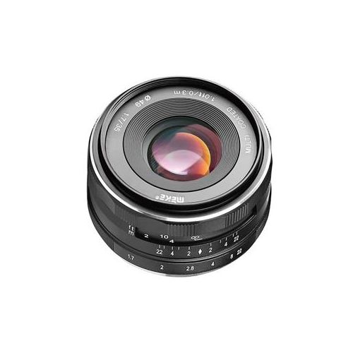  Meike 35mm f/1.7 Lens for Canon EF-M, Black 19540001 - Adorama