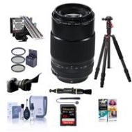 Adorama Fujifilm XF 80mm (122mm) F/2.8 R LM OIS WR Macro Lens Black W/Premium Acc Bundle 16559168 B