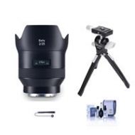 Adorama Zeiss 25mm f/2.0 Batis Series Lens for Sony FF E-mount NEX Cameras W/Mini Tripod 2103-750 T