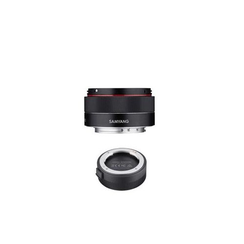  Adorama Samyang 35mm f/2.8 AF Ultra Compact Lens for Sony E Mount W/Samyang Lens Station SYIO35AF-E LS