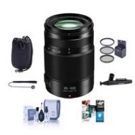 Adorama Panasonic Lumix G X Vario 35-100mm f/2.8 II POWER O.I.S. Lens W/Free Acc Bundle H-HSA35100 A