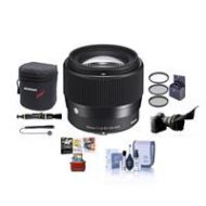 Adorama Sigma 56mm f/1.4 DC DN Contmporary Lens for Micro Four Thirds W/FREE Mac ACC Kit 351963 AM