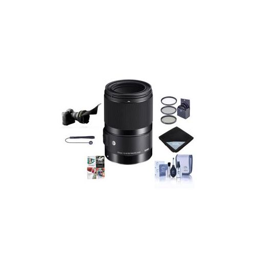  Adorama Sigma 70mm f/2.8 DG ART macro Lens for F/Sony E Cameras W/Free Accessory Bundle 271965 A