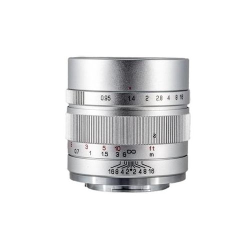  Adorama Mitakon Zhongyi Speedmaster 35mm f/0.95 Mark II Lens f/Fuji X Mirrorless Silver MTK35M95M2FXSI