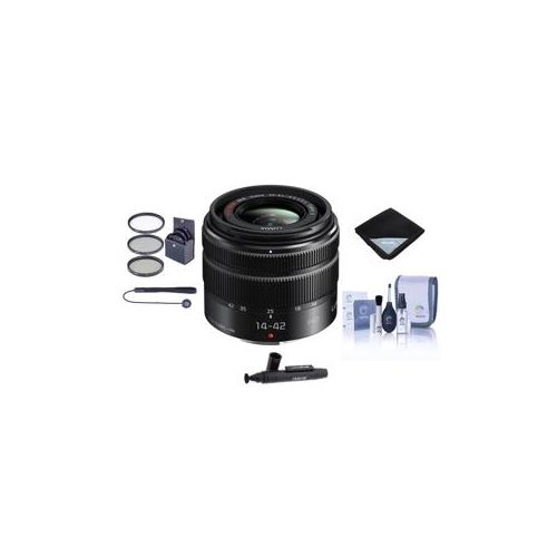  Adorama Panasonic Lumix G X Vario 14-42mm F/3.5-56 II Lens f/Micro 4/3 W/Free Acc Bundle H-FS1442AKA A