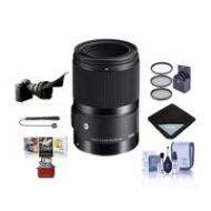 Adorama Sigma 70mm f/2.8 DG ART macro Lens for F/Sony E Cameras W/Free Accessory Bundle 271965 AM