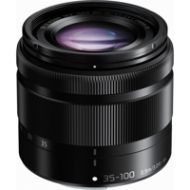 Adorama Panasonic Lumix G Vario 35-100mm f/4.0-5.6 Micro 4/3 Lens, Black W/Acc Bundle H-FS35100K A