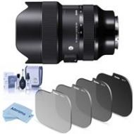 Adorama Sigma 14-24mm f/2.8 DG DN ART Lens for Sony E-Mt W/Haida Rear Lens ND Filter Kit 213965 F