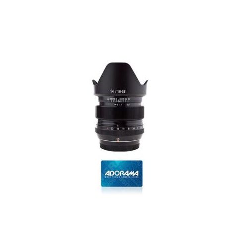  Fujifilm XF 14mm (21mm) F2.8 R Lens with Free $50 Adorama Gift Card 16276481 GC
