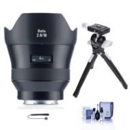 Adorama Zeiss 18mm f/2.8 Batis Series Lens for Sony FF E-mount NEX Cameras W/Mini Tripod 2136-691 T