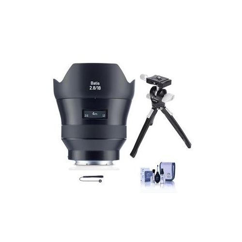  Adorama Zeiss 18mm f/2.8 Batis Series Lens for Sony FF E-mount NEX Cameras W/Mini Tripod 2136-691 T