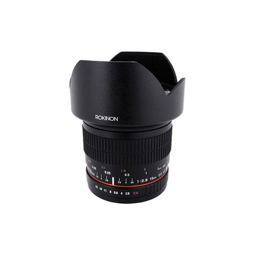  Adorama Rokinon 10mm f/2.8 ED AS NCS CS Lens for Sony E Mount (NEX), Manual Focus 10M-E