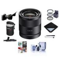 Adorama Sony Sonnar T* E 24mm F/1.8 E-Mount Camera Lens with Accessory Kit SEL24F18Z NK